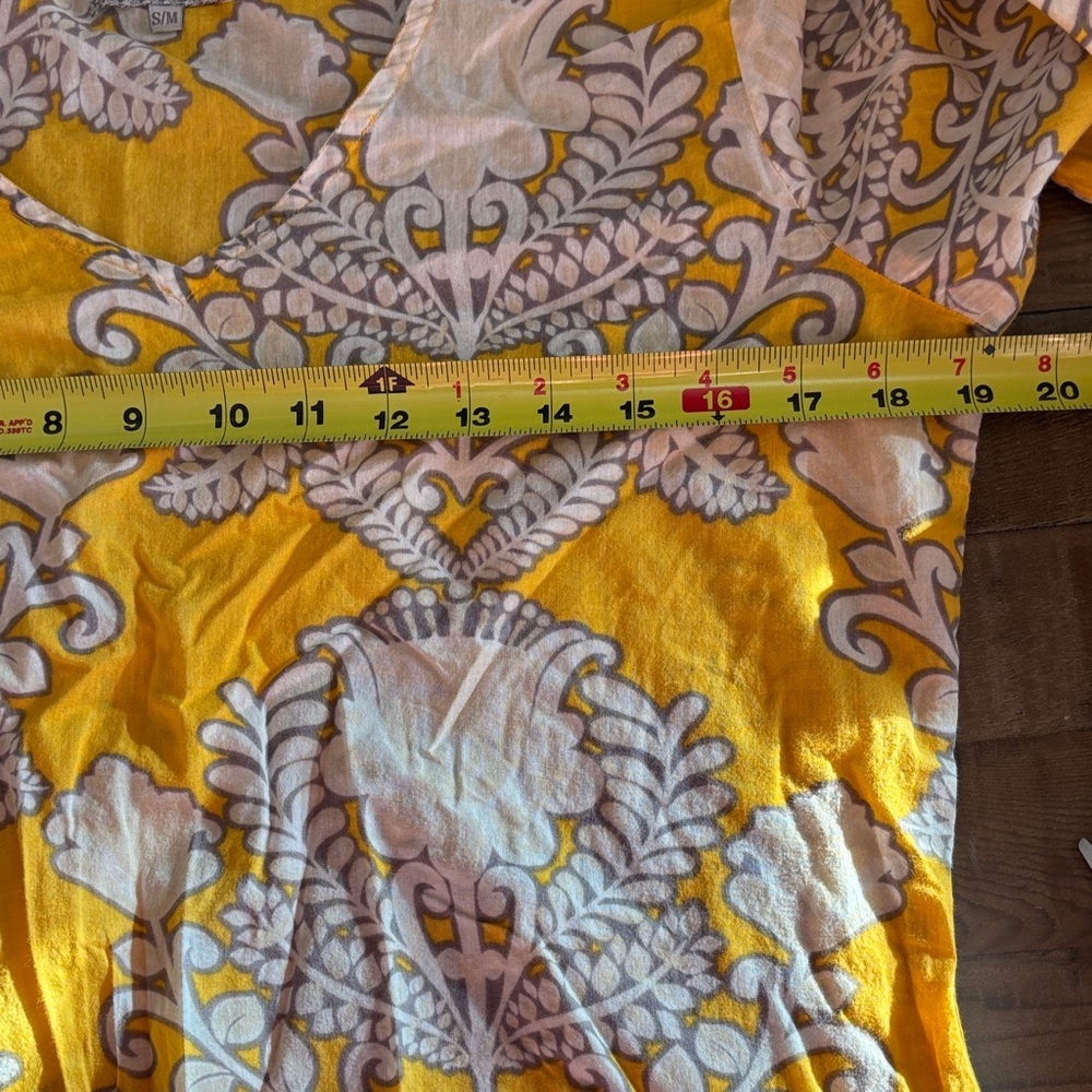 World Market Yellow Boho Soft Floral Dress 🤩 - Picture 8 of 8